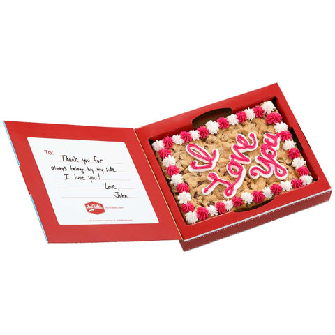 I Love You Cookie Card